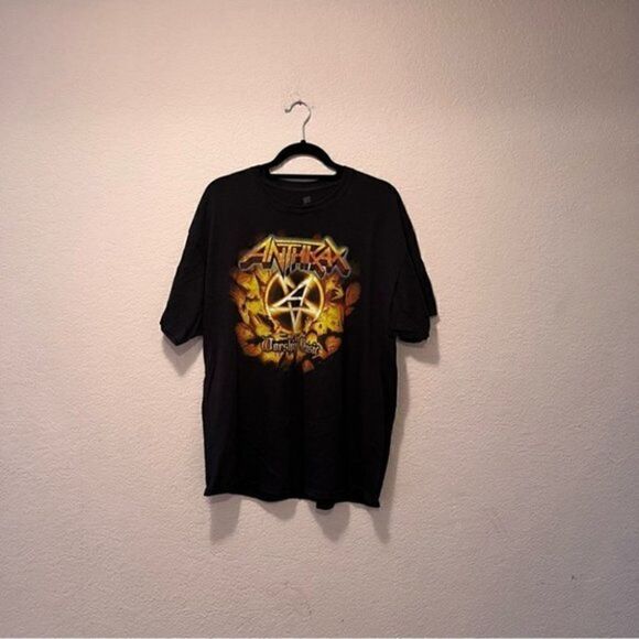 Anthrax Concert T Shirt Mens XL World Tour 2011 - 2012 Double Sided Black. - Picture 3 of 4
